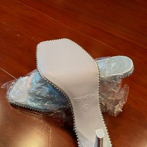 Top Moda Baby Blue Sandal sz 8.5